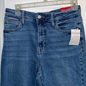 BNWT GUESS High Rise Denim Jeans - Classic Blue